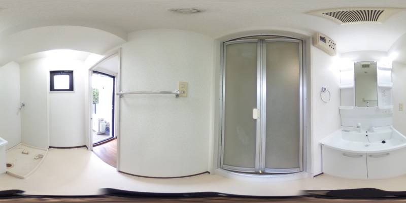 パノラマ画像洗面所