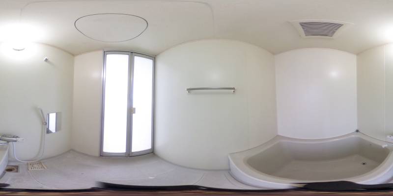 パノラマ画像バスルーム