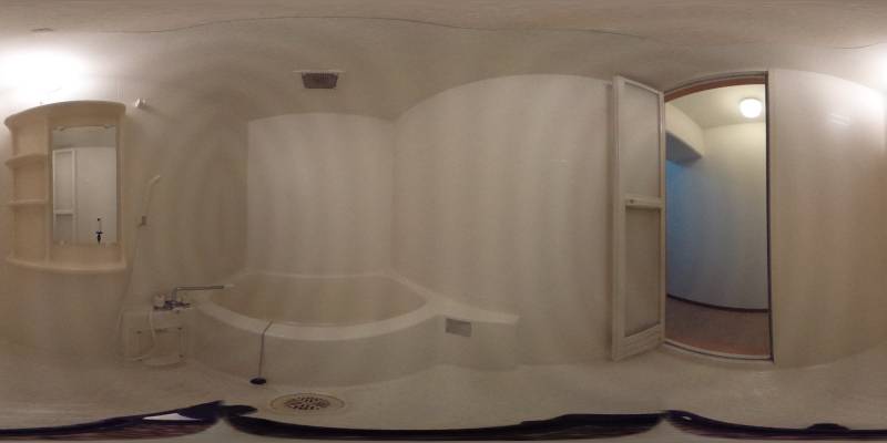 パノラマ画像バスルーム