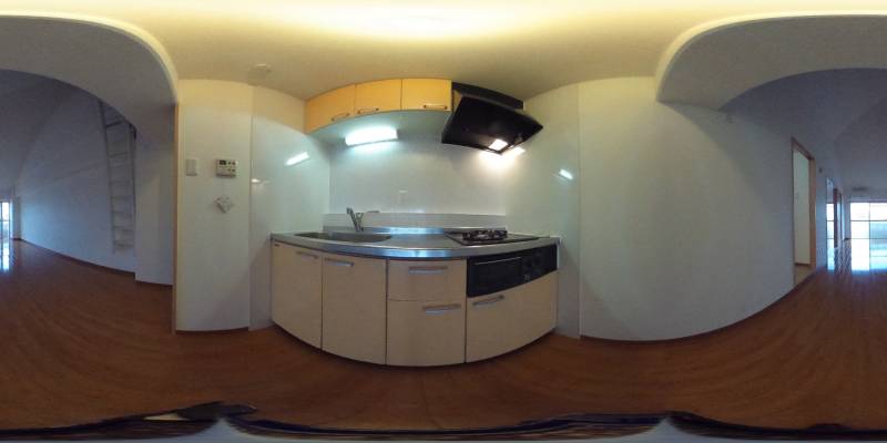 パノラマ画像キッチン