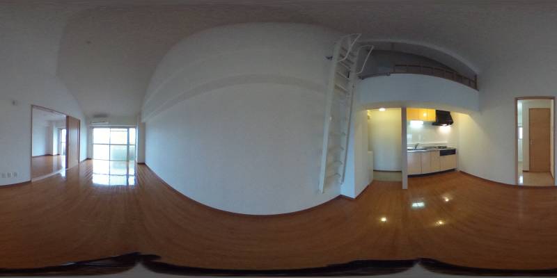 パノラマ画像リビング