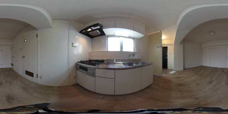 パノラマ画像キッチン