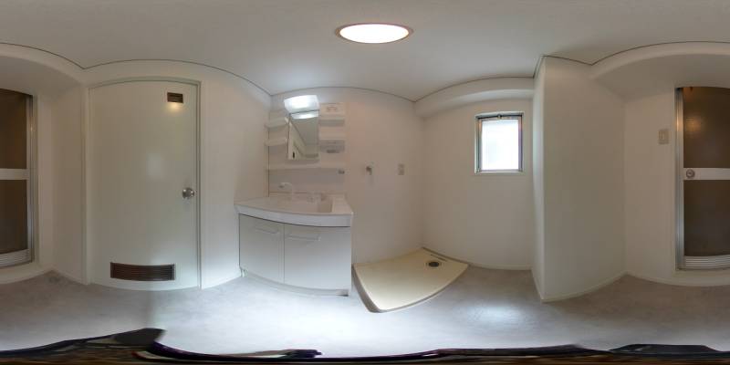 パノラマ画像洗面所