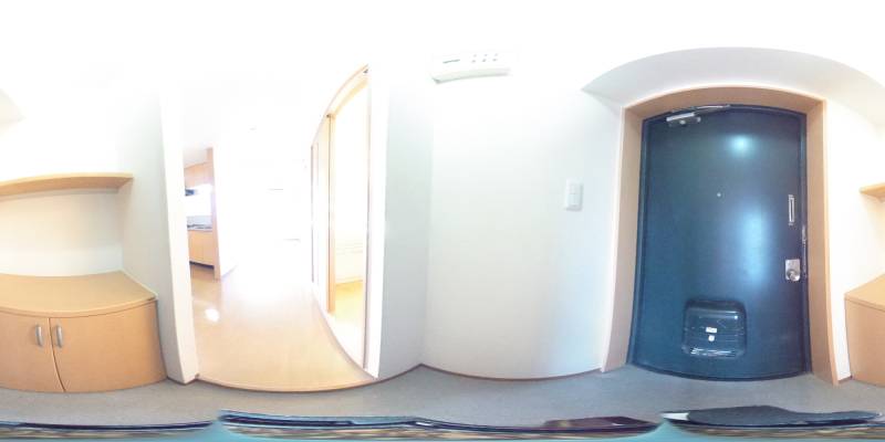 パノラマ画像玄関