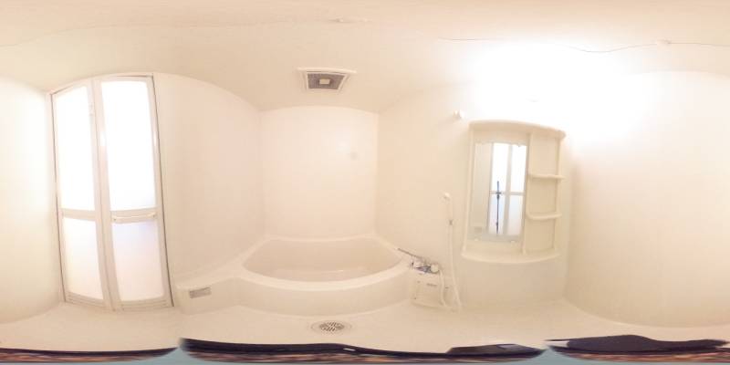 パノラマ画像バスルーム