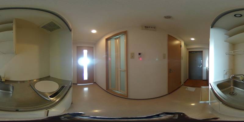 パノラマ画像キッチン