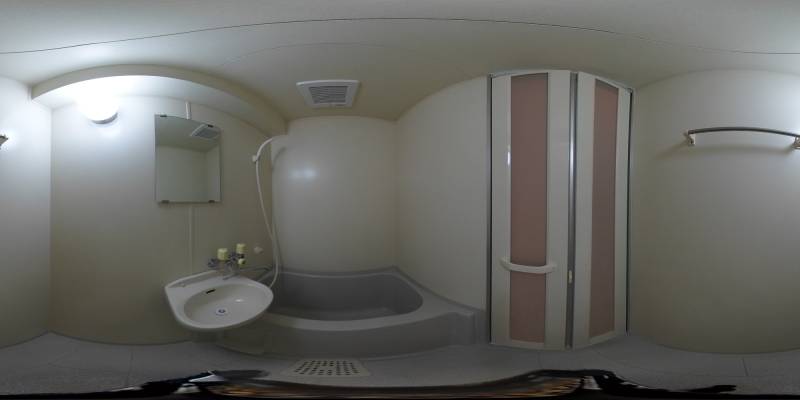 パノラマ画像バスルーム