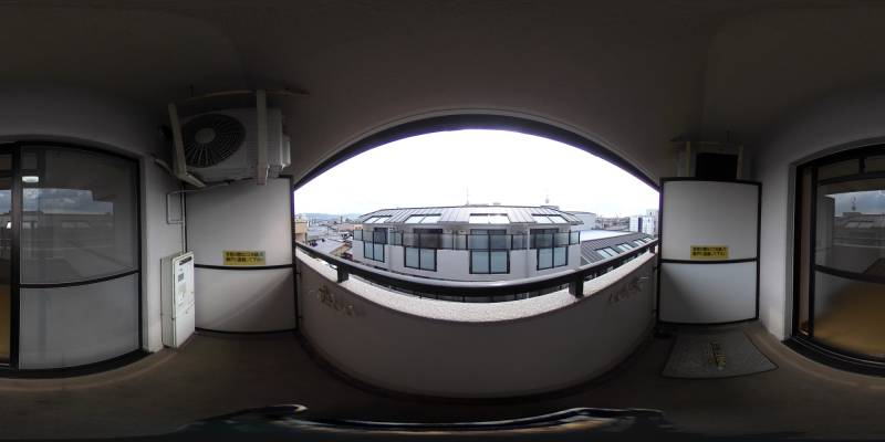 パノラマ画像バルコニー