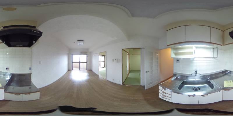 パノラマ画像キッチン