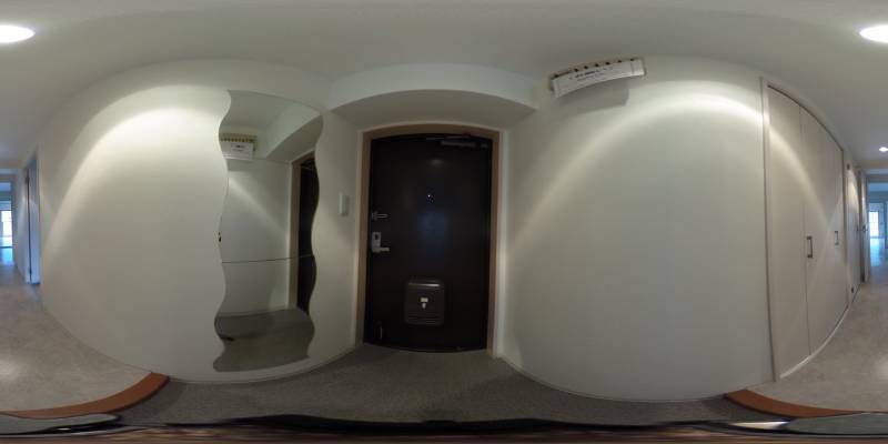 パノラマ画像玄関