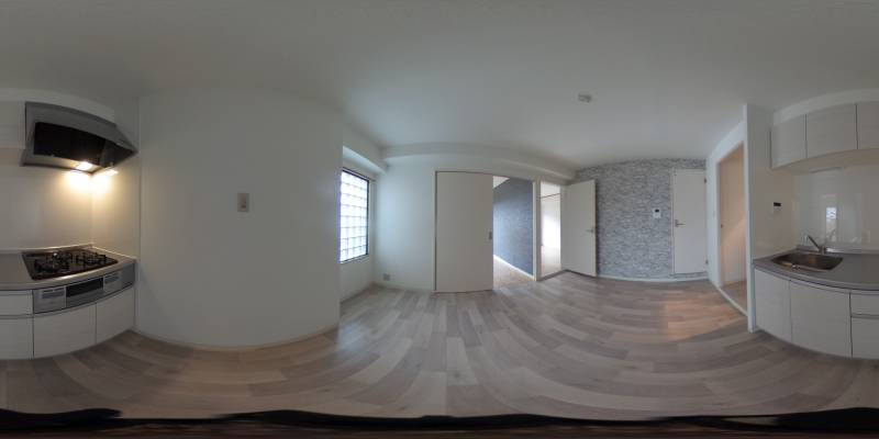 パノラマ画像キッチン