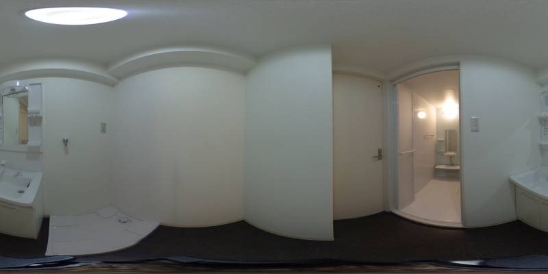 パノラマ画像洗面所