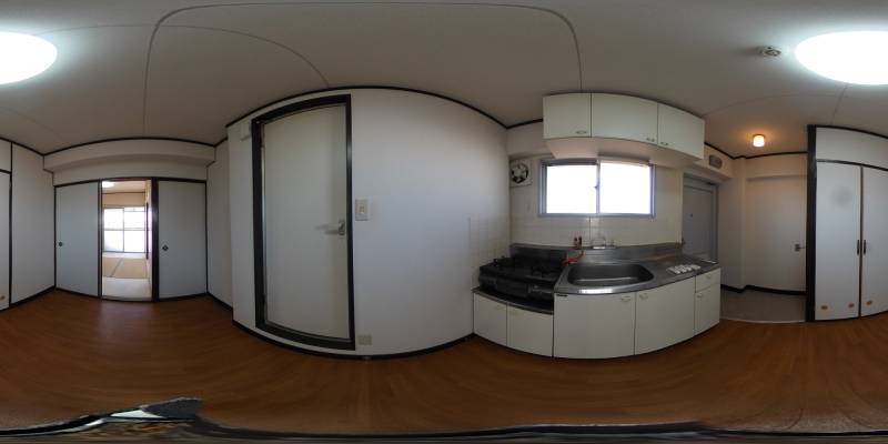 パノラマ画像キッチン