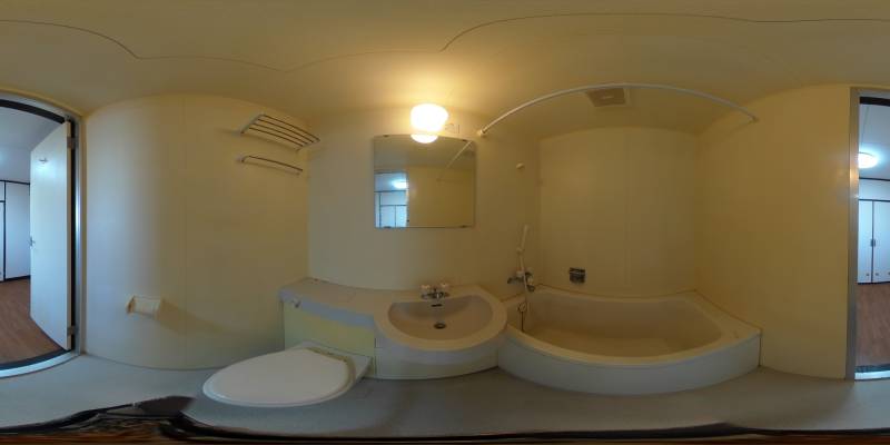 パノラマ画像バスルーム