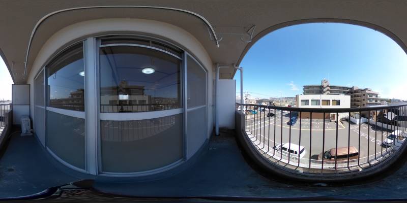 パノラマ画像バスルーム