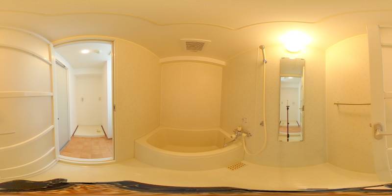 パノラマ画像バスルーム