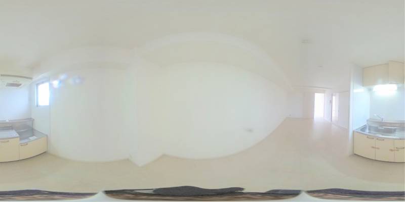 パノラマ画像キッチン