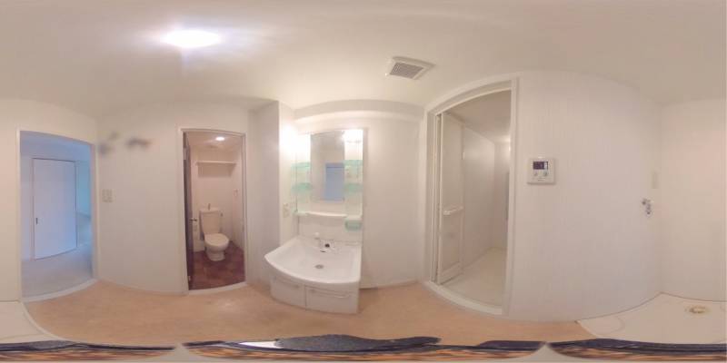 パノラマ画像洗面所