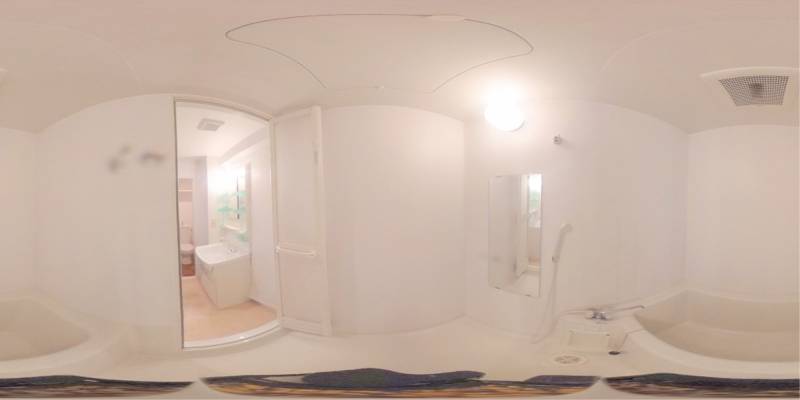 パノラマ画像バスルーム