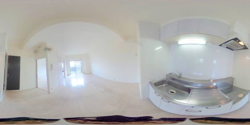 パノラマ画像キッチン