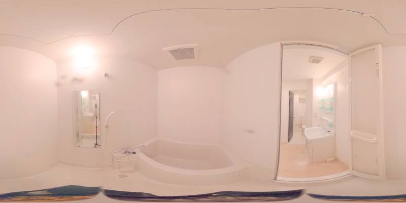 パノラマ画像バスルーム