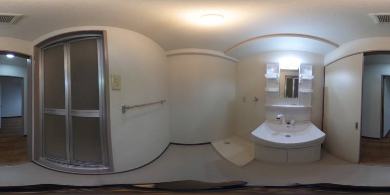 パノラマ画像洗面所