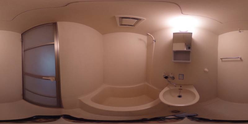 パノラマ画像バスルーム