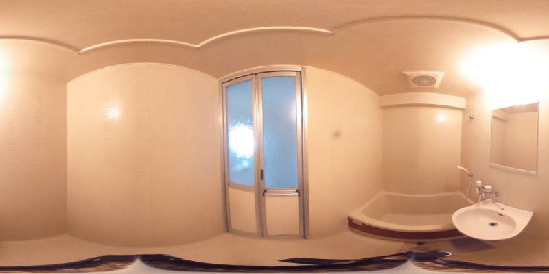 パノラマ画像バスルーム