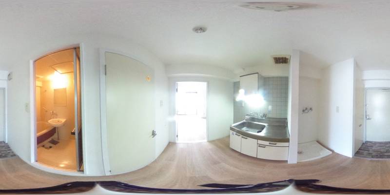 パノラマ画像キッチン