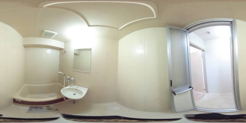 パノラマ画像バスルーム