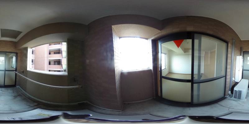 パノラマ画像バルコニー