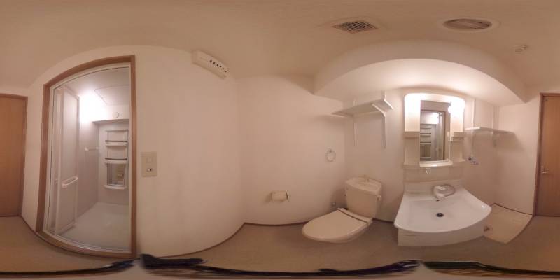 パノラマ画像洗面所