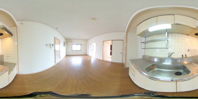 パノラマ画像キッチン