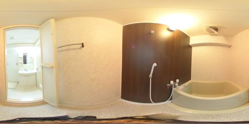 パノラマ画像バスルーム