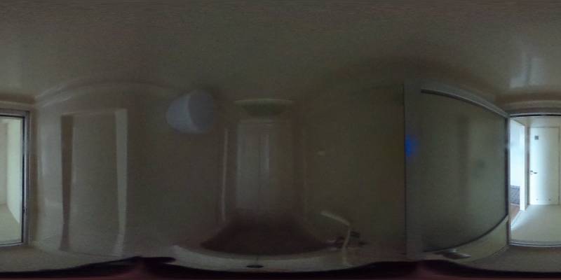 パノラマ画像バスルーム