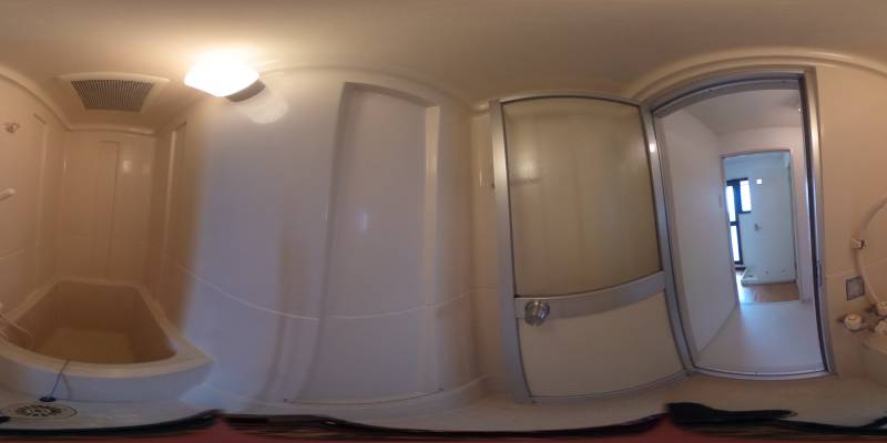 パノラマ画像バスルーム