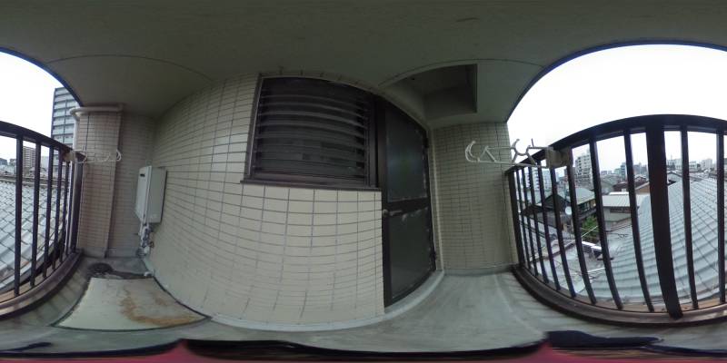 パノラマ画像バルコニー