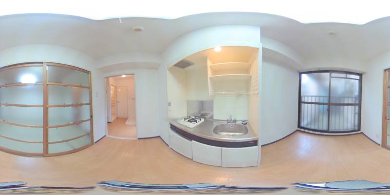 パノラマ画像キッチン