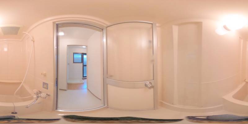 パノラマ画像バスルーム