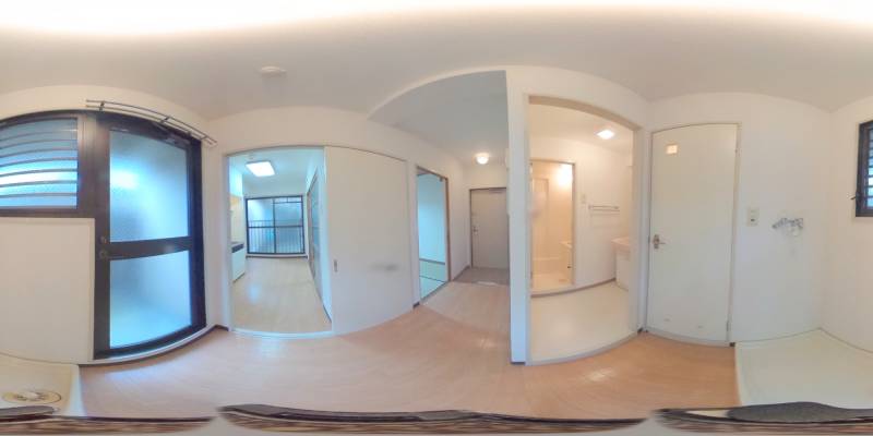 パノラマ画像洗面所