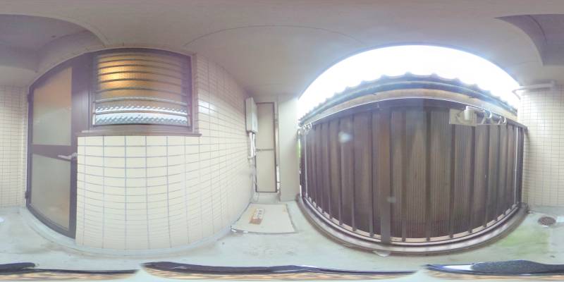 パノラマ画像バルコニー