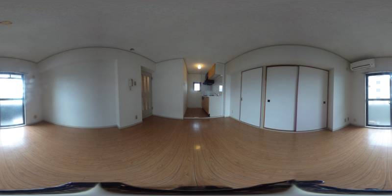 パノラマ画像リビング