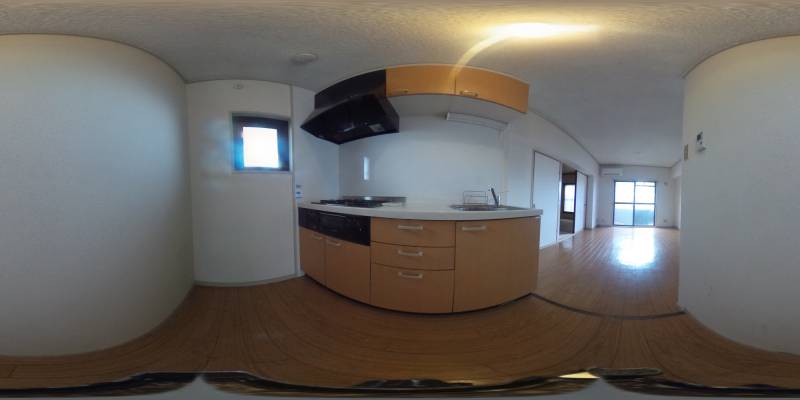 パノラマ画像キッチン