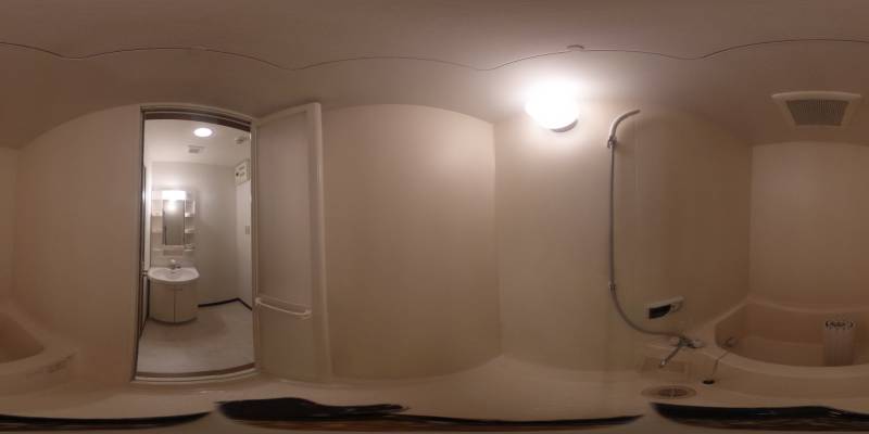 パノラマ画像バスルーム