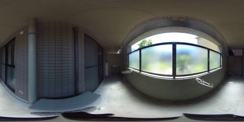 パノラマ画像バルコニー