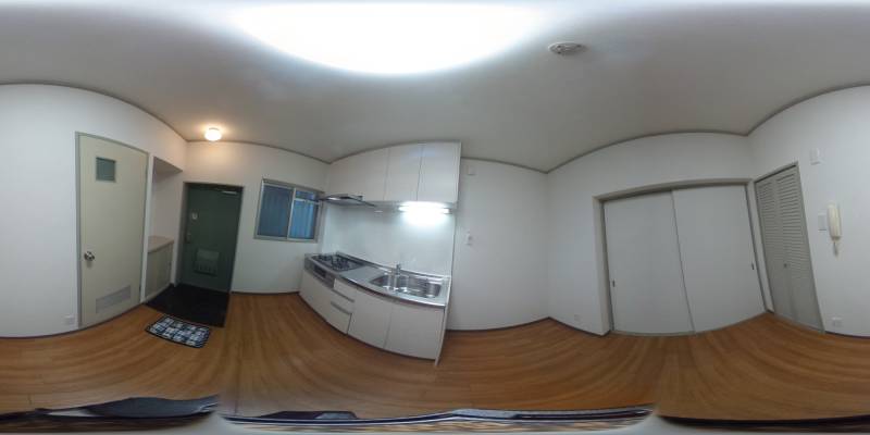 パノラマ画像キッチン