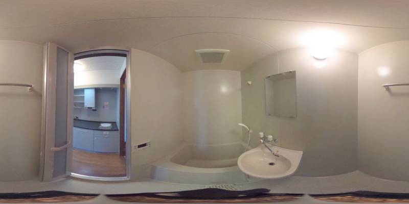 パノラマ画像バスルーム