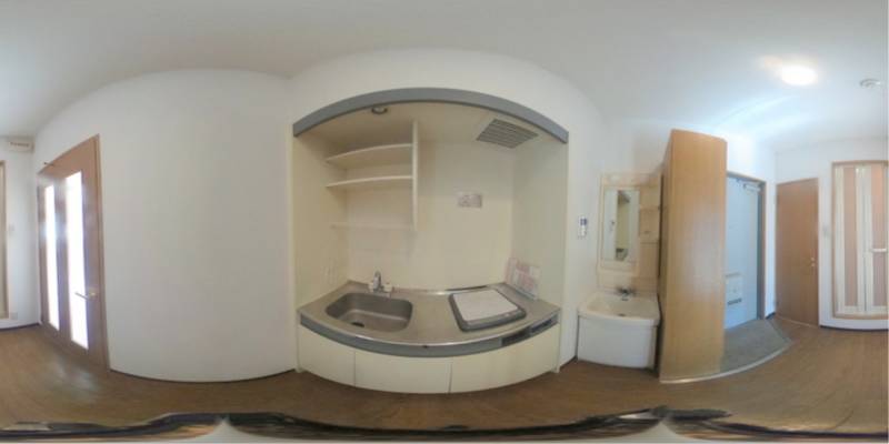 パノラマ画像キッチン