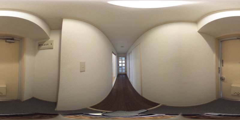 パノラマ画像玄関