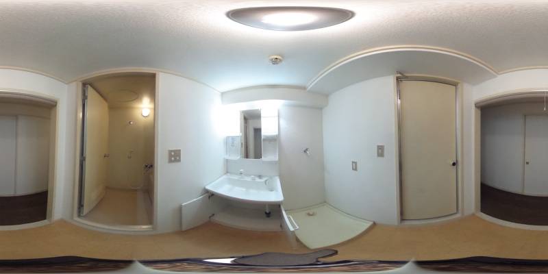 パノラマ画像洗面所